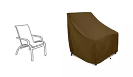 High Back Patio Chair Cover 